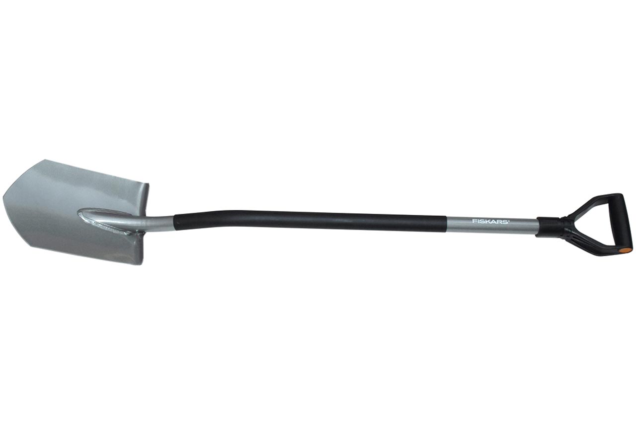 products 131410 fiskars ergonomic garden spade pointed