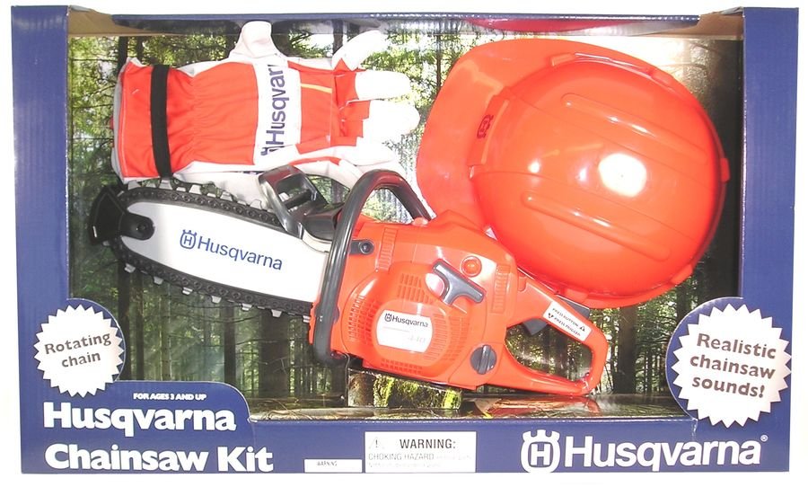 products husqvarna fan kettensaege set kinder spielzeug mit hlem und handschuhen b2 1