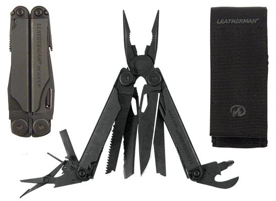 Leatherman Wave + black multi instruments - skats 3