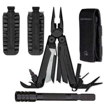 Leatherman Wave + black multi instruments - skats 5