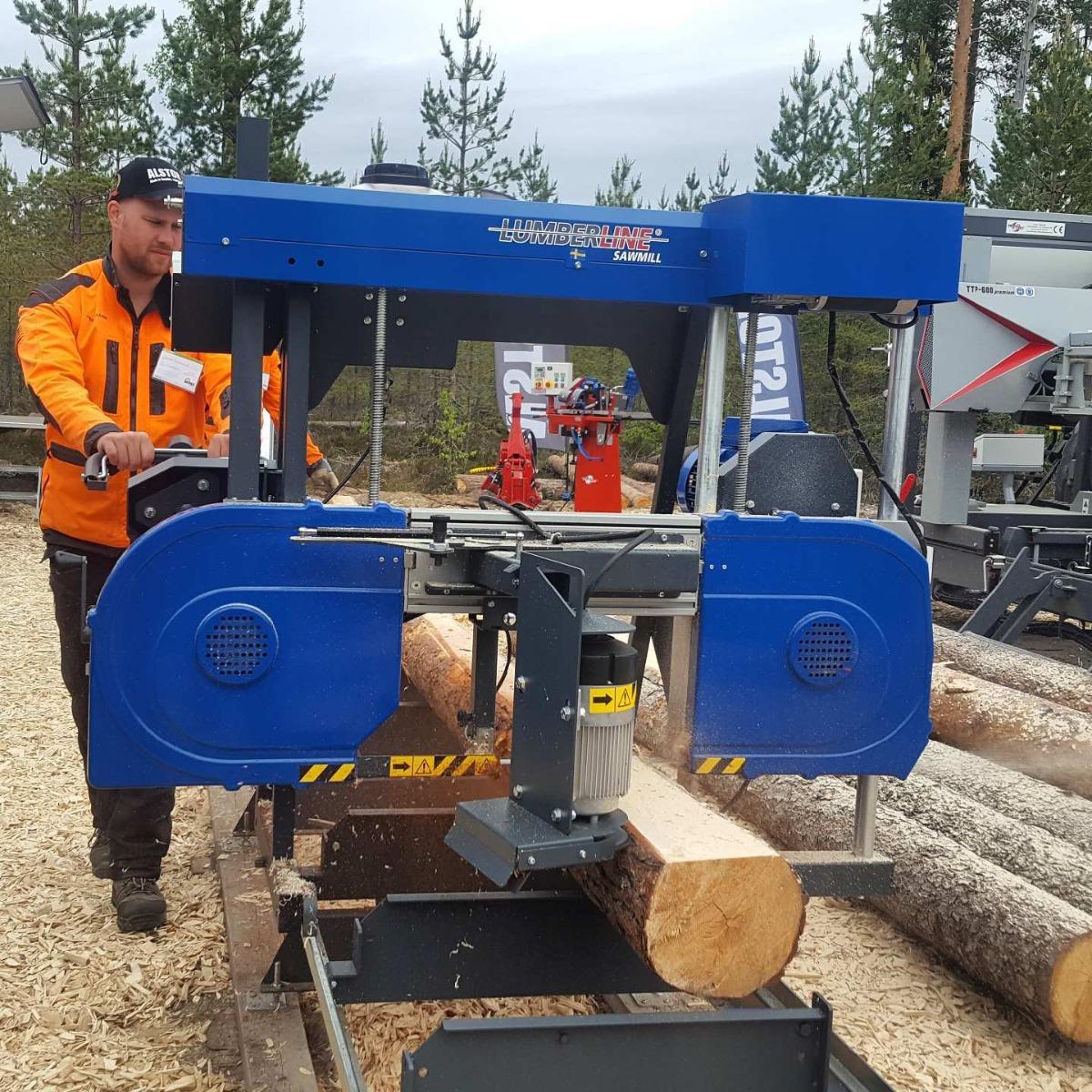 Lumberline Sawmill kokzāģētava ar elektro motoru - skats 2