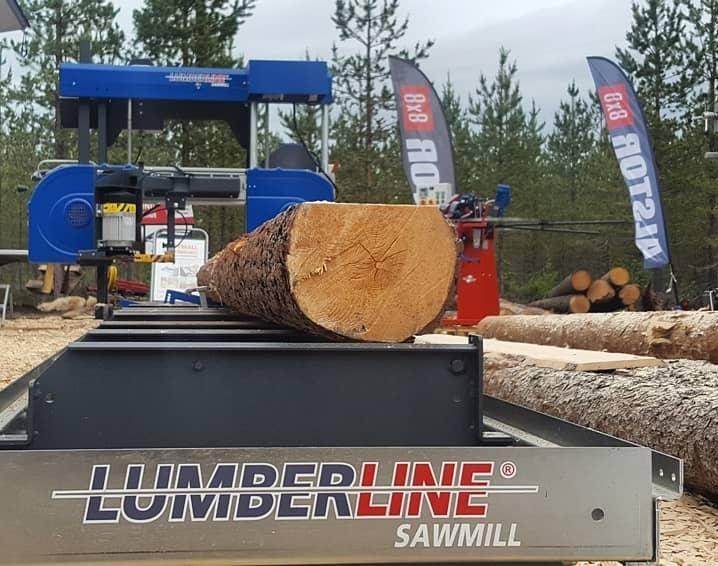 Lumberline Sawmill kokzāģētava ar elektro motoru - skats 4