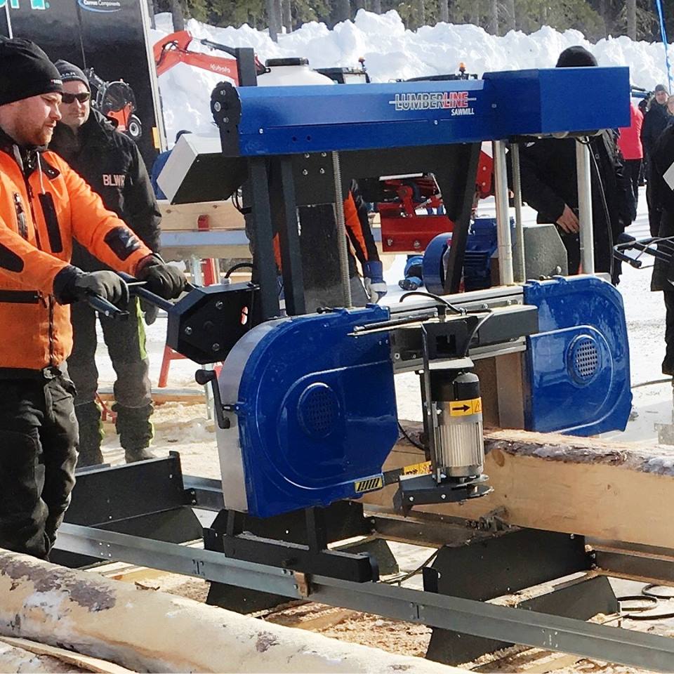 Lumberline Sawmill kokzāģētava ar elektro motoru - skats 5