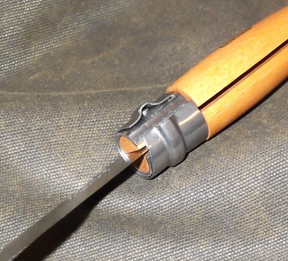 Opinel saliekamais nazis Carbon No 9 - skats 6