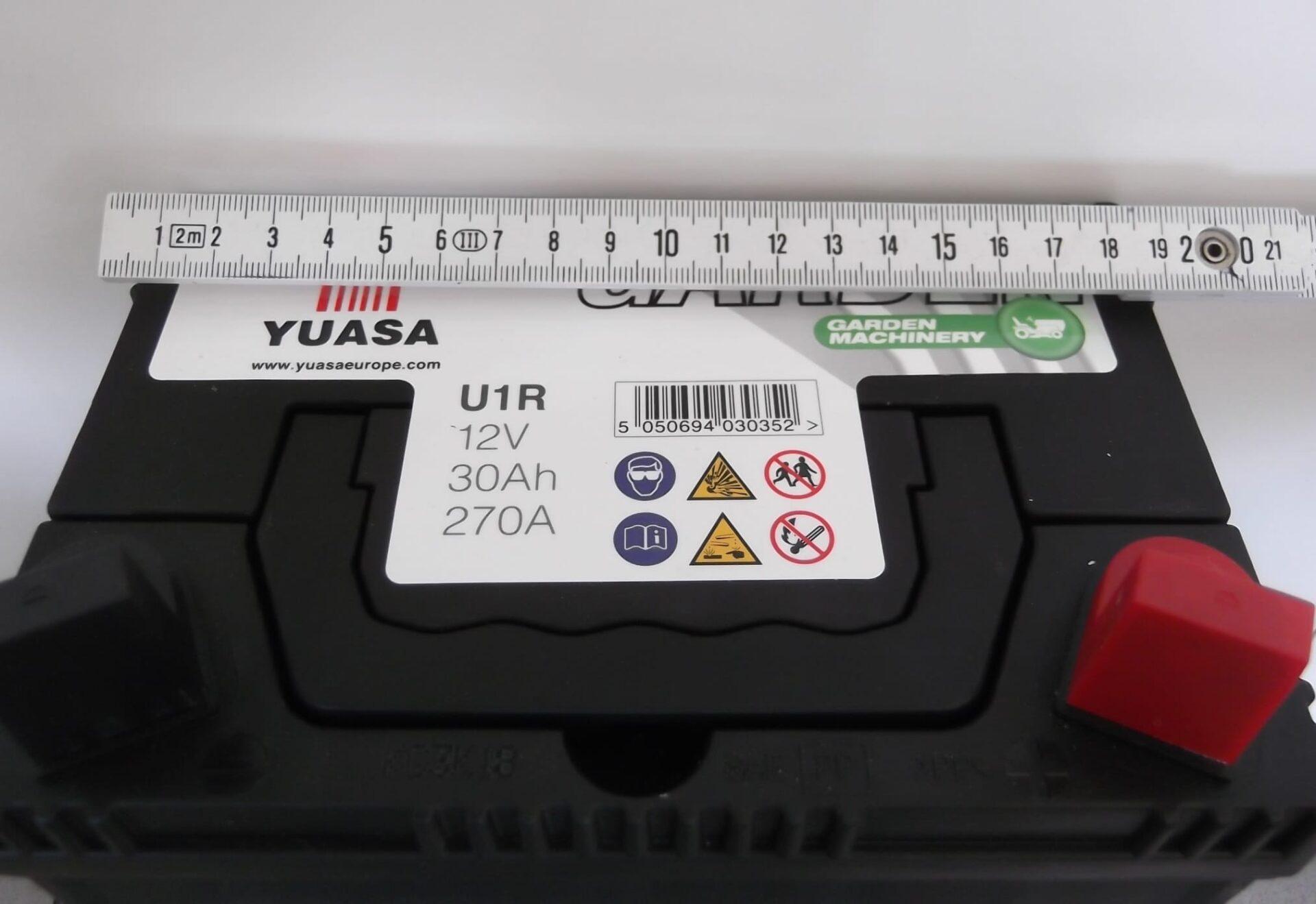 YUASA 893 Garden akumulators - skats 3